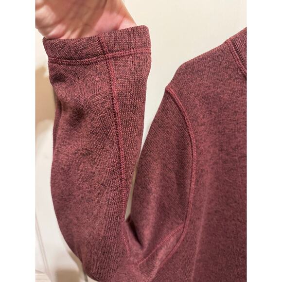 Lands End Sport Plus Size Maroon Pullover Sweater Tunic High Neck Long Sz 2X - Picture 6 of 11